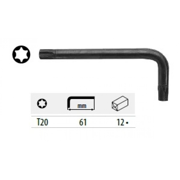 CETA TORX L ANAHTAR (KISA TİP) - T20