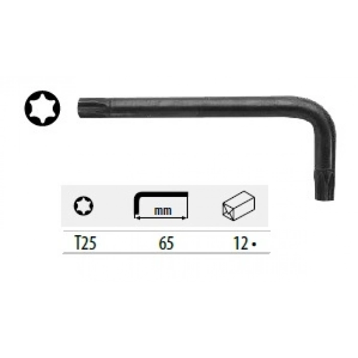 CETA TORX L ANAHTAR (KISA TİP) - T25