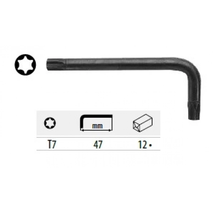 CETA TORX L ANAHTAR (KISA TİP) - T7