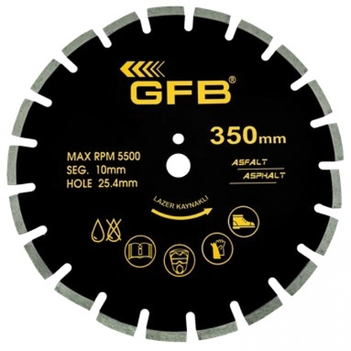 GFB 300mm ASFALT KESME TESTERE LAZER KAYNAKLI