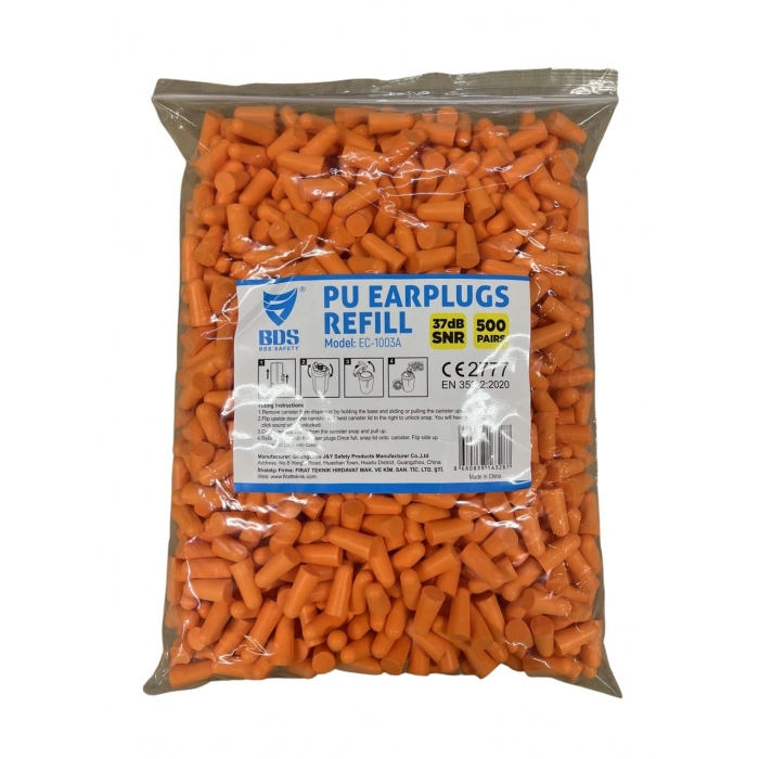 KULAK TIKACI İPSİZ YEDEK PU BDS 37DB (1000 ADET)