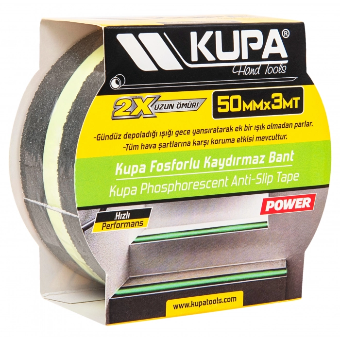 KUPA FOSFORLU KAYDIRMAZ BANT 50 MM X 3 MT  (48)