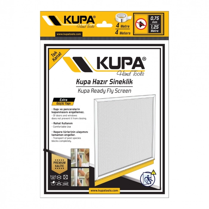 KUPA HAZIR SİNEKLİK TEK KANAT 075X125