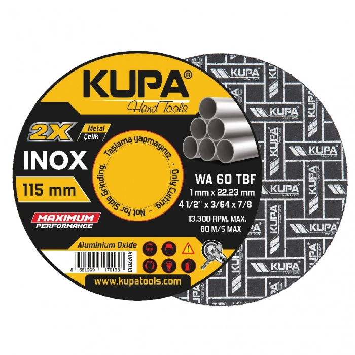 KUPA İNOX KESİCİ 115 MM