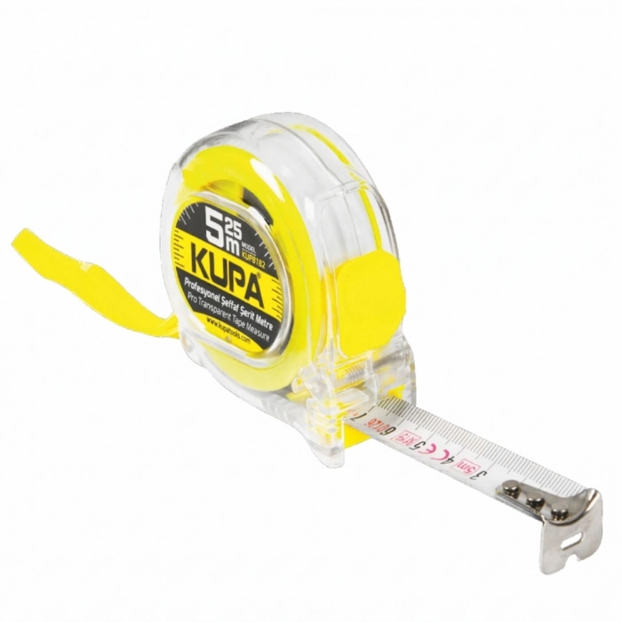 KUPA ŞEFFAF ŞERİT METRE 5 X 25 MM