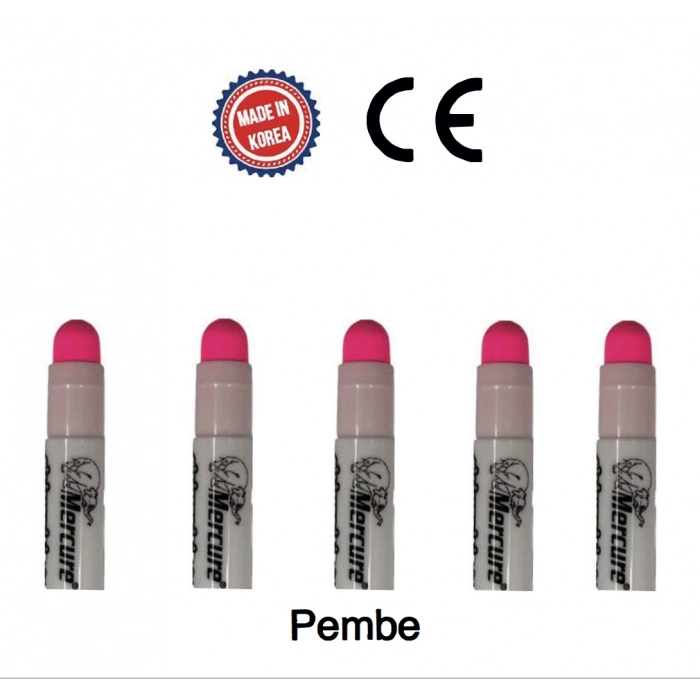 MERCURE SİLİNEBİLİR YAĞLI TEBEŞİR KALEM PEMBE
