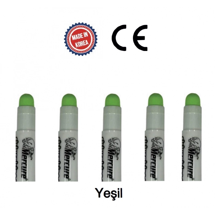 MERCURE SİLİNEBİLİR YAĞLI TEBEŞİR KALEM YEŞİL
