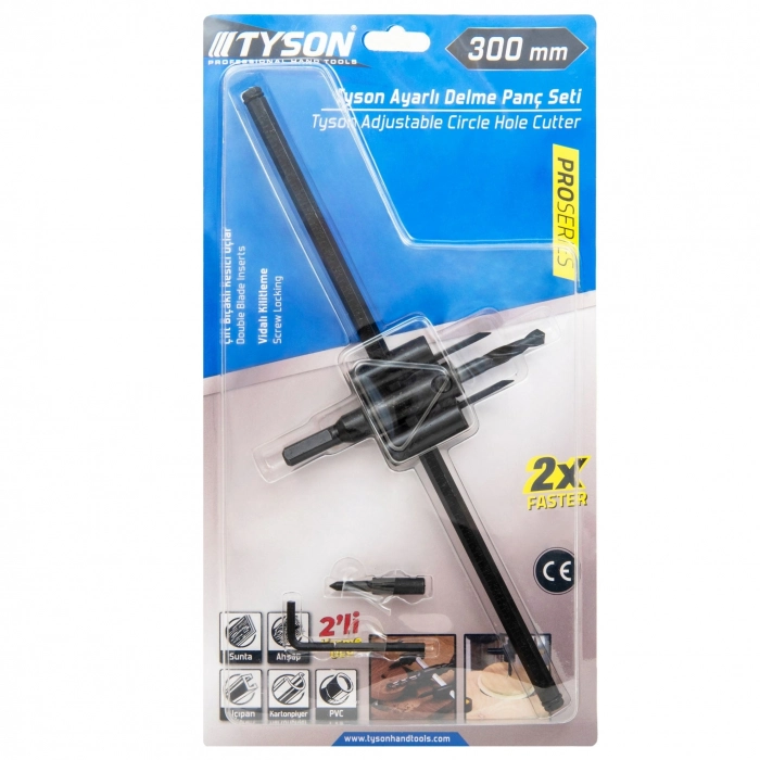 TYSON AYARLI DELME PANÇ SETİ 300 MM (24)