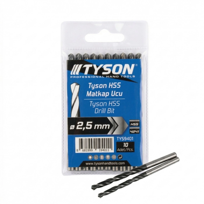 TYSON HSS MATKAP UCU 2,5 MM  (5000)