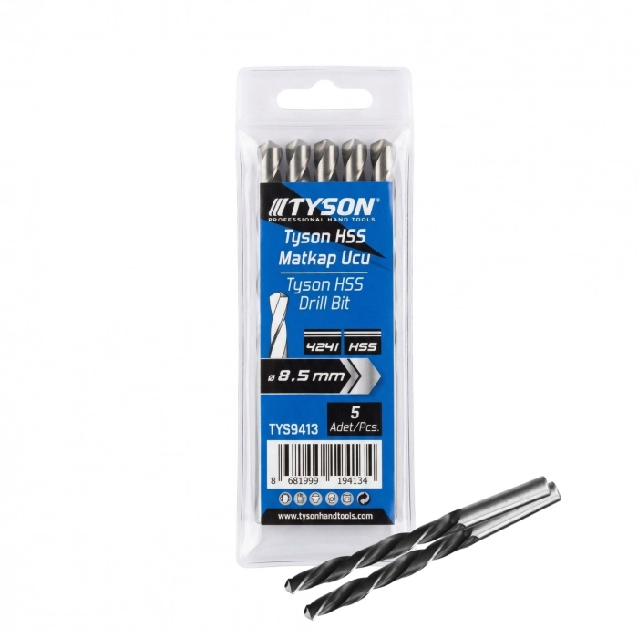 TYSON HSS MATKAP UCU 8,5 MM  (500)