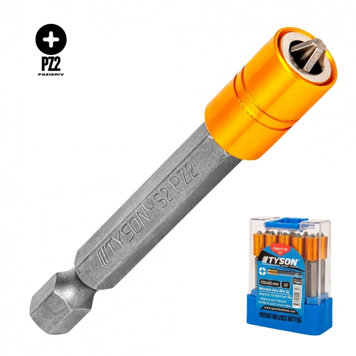 TYSON MIKNATIS UÇLU BİTS UÇ PZ2 X 65 MM TEK YÖNLÜ
