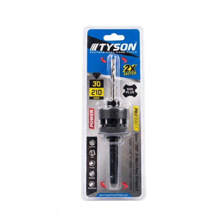 TYSON SDS Bİ-METAL PANÇ ADAPTÖRÜ 30-210 MM (50)