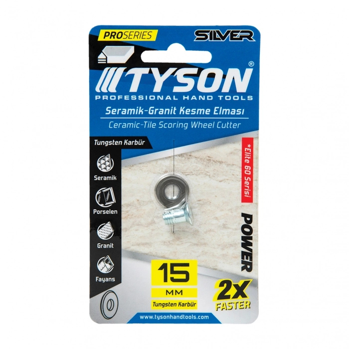 TYSON SERAMİK-GRANİT KESME ELMASI 15 MM