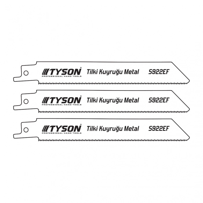 TYSON TİLKİ KUYRUĞU METAL S922EF  5Lİ SET