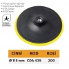 EDONİ CIRTLI DISK ALTI 115 MM (SIYAH