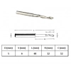 GFB 5x6-60mm ALÜMİNYUM FREZEİNCE-KISA