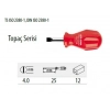 CETA TOREX TOPAÇ DÜZ UÇLU TORNAVİDA - 4.0 X 25 MM