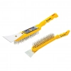 KUPA METAL KAZIMA SPATULALI ÇELİK TEL FIRÇA 270 MM
