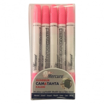 MERCURE SİLİNEBİLİR YAĞLI TEBEŞİR KALEM PEMBE