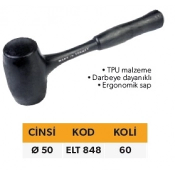 ELTOS EDONİ ERGONOMİK LASTİK TOKMAK 50