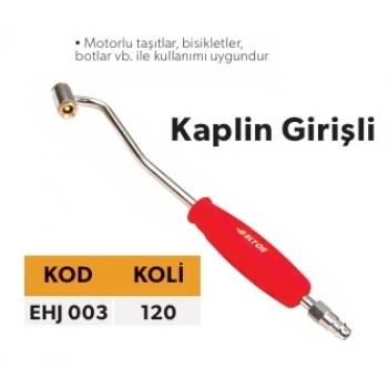 ELTOS EĞRİ HAVA JAKI KAPLİN GİRİŞLİ
