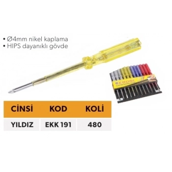 ELTOS EDONİ KONTROL KALEMİ YILDIZ 24 LÜ