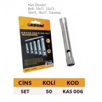 ELTOS KOVAN ANAHTAR SETİ 6LI