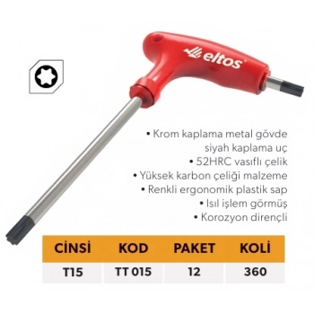 ELTOS T ALYAN TORX T-15