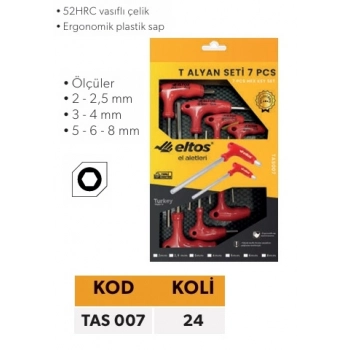 ELTOS T ALYAN SETİ 7Lİ