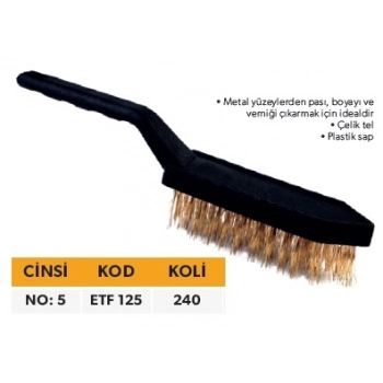 ELTOS EDONI TEL FIRCA PLASTİK SİYAH 5