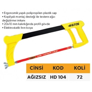 ELTOS PROF.HOBBY TESTERE AĞIZSIZ
