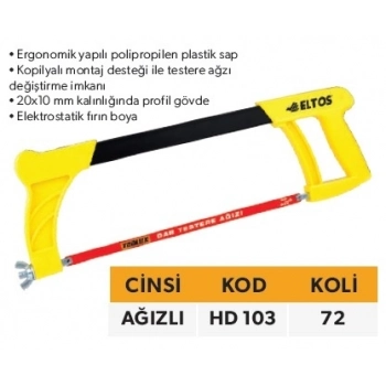 ELTOS PROF.HOBBY TESTERE AĞIZLI