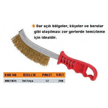 ARK EL TİPİ TEL FIRÇA