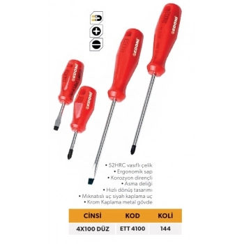 ELTOS EDONİ TORNAVİDA 4*100 DÜZ ETT-4100