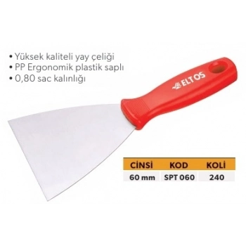 ELTOS CELIK SPATULASI 60 MM