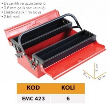 ELTOS METAL TAKIM ÇANTASI 42x3