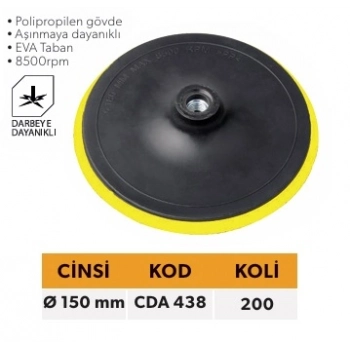 EDONİ CIRTLI DISK ALTI 150 MM