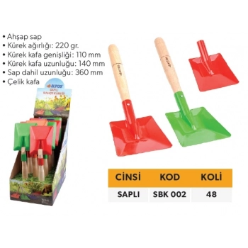 ELTOS MİNİ BAHÇE KÜREĞİ SAPLI