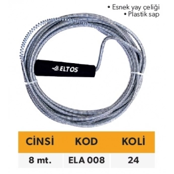 ELTOS LAVABO AÇMA TELİ 8 MT.