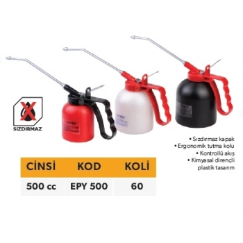 ELTOS PLASTİK YAĞDANLIK 500 CC