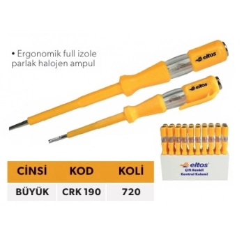 ELTOS ÇİFT RENKLİ KONTROL KALEMİ BÜYÜK