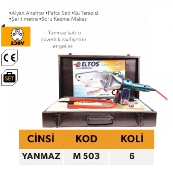 ELTOS YANMAZ PPRC KAYNAK MAKİNE SETİ 1200 W (CE BELGELİ)