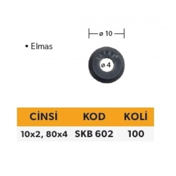 ELTOS SERAMİK KESME BIÇAĞI 10X2, 80X4
