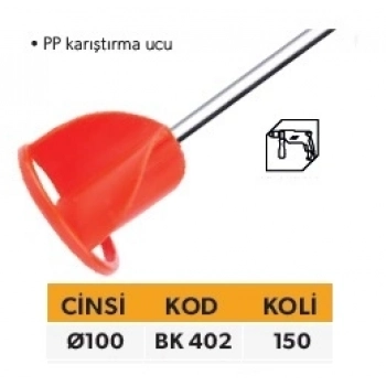 PLASTİK BOYA KARIŞTIRICI Ø100