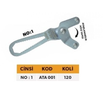ELTOS AYARLI TAŞLAMA SOMUN ANAHTARI NO:1