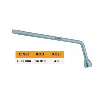 ELTOS BİJON ANAHTARLARI L - 19 MM