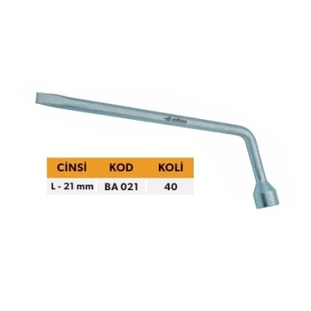 ELTOS BİJON ANAHTARLARI L - 21 MM