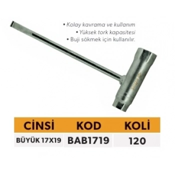 ELTOS BUJİ ANAHTARI BÜYÜK 17X19