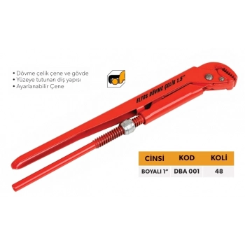 ELTOS MAŞALI BORU ANAHTARI (DÖVME) BOYALI 1