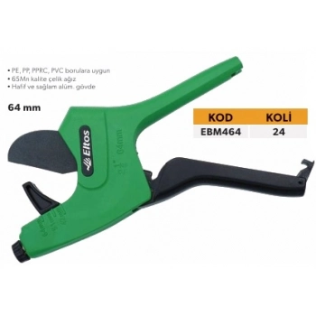 ELTOS PROFESYONEL BORU KESME MAKASI 64 MM